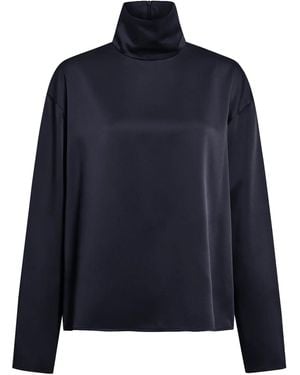 16Arlington Ollal Satin Top - Blue