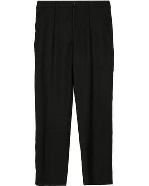Comme des Garçons Slim Straight Suit Trousers - Black