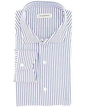 Guglielminotti Striped Button Shirt - Blue