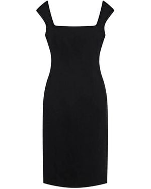 12 STOREEZ Vaganova Velvet Mini Dress - Black
