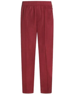 CASABLANCA Floral-Print Track Trousers - Red