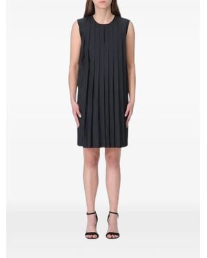 Ter Et Bantine Robe Courte À Design Plissé - Black