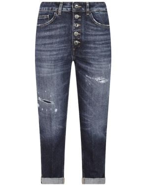 Dondup Koons Loose-Fit Denim Pants - Blue