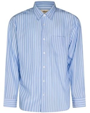 Altea Vertical-Stripe Shirt - Blue