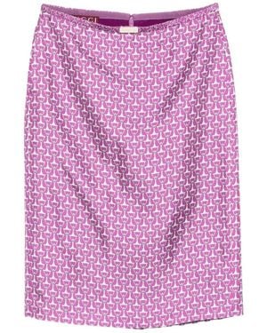 Gucci プリント スカート - パープル