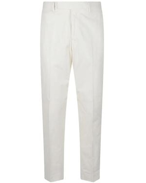 PT Torino Belt-Loops Trousers - White