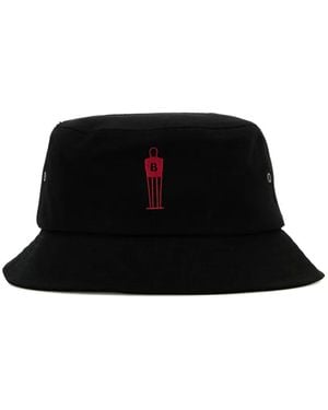 BALR Embroidered Cotton Bucket Hat - Black