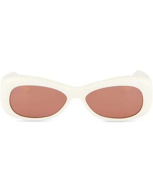 Port Tanger Lydia Sonnenbrille Mit Rundem Gestell - Pink