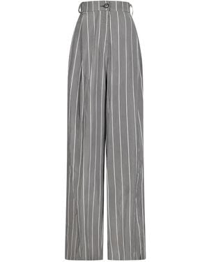 BATAKOVIC Belgrade Striped-Pattern Pants - Gray