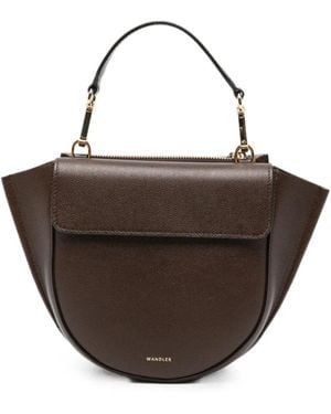 Wandler Mini Hortensia Leather Tote Bag - Brown