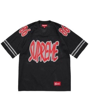 Supreme Reflective Mesh T-Shirt - Black