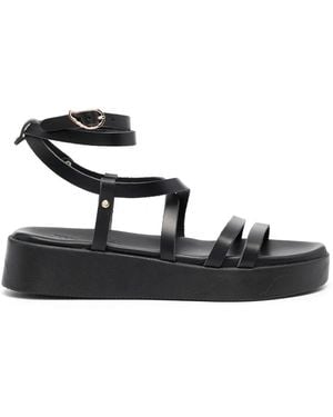 Ancient Greek Sandals 40Mm Aristea Strappy Sandals - Black