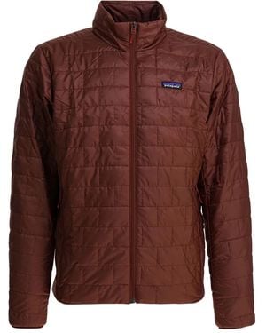 Patagonia Nano Quilted Zip-Front Jacket - Brown