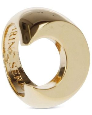 Marine Serre Brass Ring - Metallic