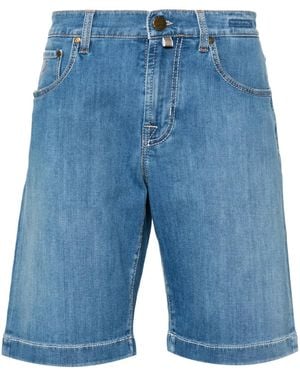 Jacob Cohen Mid-Rise Denim Shorts - Blue