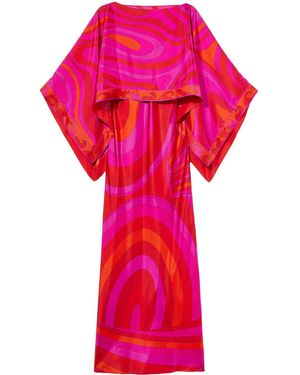Emilio Pucci プリント マキシドレス - レッド