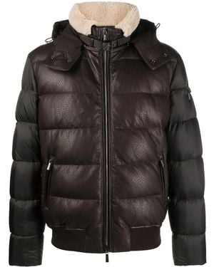 Moorer Panelled Down-Padded Jacket - Black