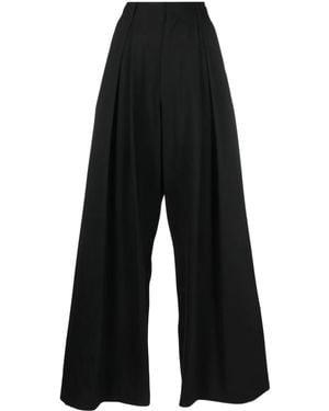GIUSEPPE DI MORABITO High-Waist Wool-Blend Pants - Blue