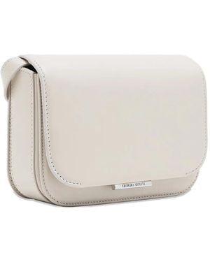 Giorgio Armani Mini X 10 Corso Como Push-Lock Shoulder Bag - White