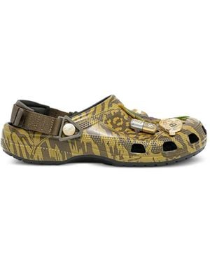 Crocs™ X Aries Arise Classic Camouflage-Print Jibbitz-Embellished Mules - Green