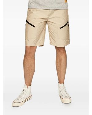 Caterpillar Zip-Pocket Shorts - Natural