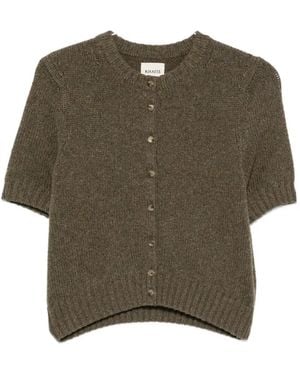 KHAITE Nora Cardigan - Green