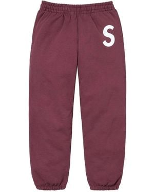 Supreme Logo-Detail Track Pants - Purple