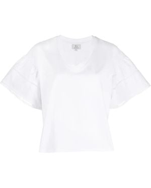 Woolrich Puff-Sleeve T-Shirt - White