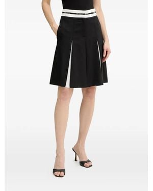 KARL LAGERFELD A-Line Skirt - Black