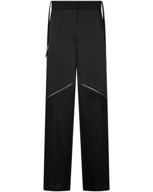 Liu Jo Zip Wide Trousers - Black
