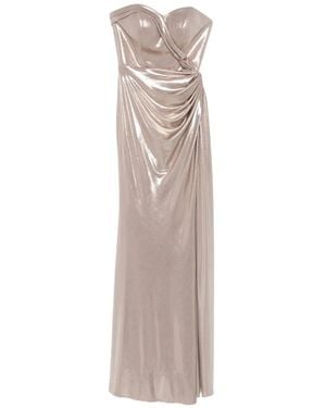 Cristallini Drapiertes Angelina Kleid - Mettallic