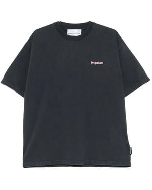HOPEIUM Logo-Print T-Shirt - Blue
