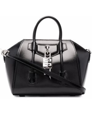 Givenchy Mini Antigona Lock Tote Bag - Black