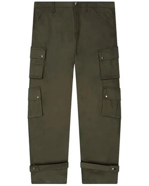Rhude Cargo-Pocket Trousers - Green