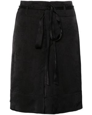 Ann Demeulemeester Jacquard Shorts - Black