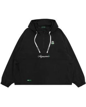 Aape By A Bathing Ape Logo Hooded Jacket - Black