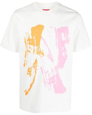 Camper ペイント Tシャツ - ピンク