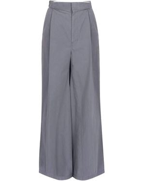 Maison Margiela Four-Stitch Palazzo Trousers - Grey