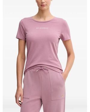 EA7 Logo T-Shirt - Pink