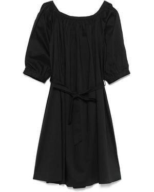 Liu Jo Poplin Mini Dress - Black