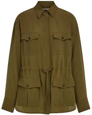 Ferragamo Safari Over Shirt - Green