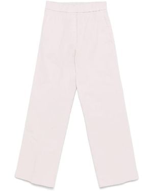 Forte Forte Hose Mit Geradem Bein - Weiß