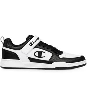Champion Arena Lo Touch-Strap Sneakers - White