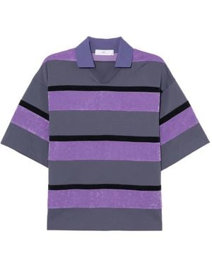 Toga Virilis Striped Top - Purple