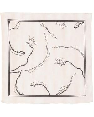 Paura Printed Scarf - Natural