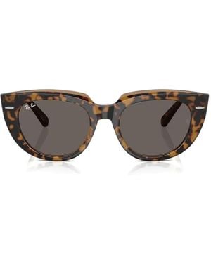 Ray-Ban Tortoiseshell Cat-Eye Sunglasses - Grey