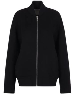 Sportmax Zip-Up Bomber Jacket - Black