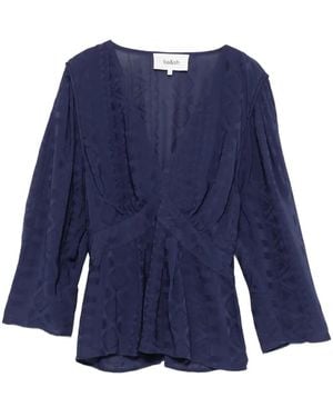 Ba&sh V-Neck Top - Blue