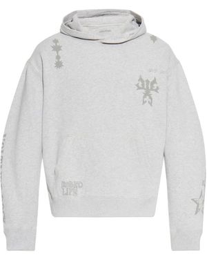 Zadig & Voltaire Sudadera con capucha de algodón - Blanco