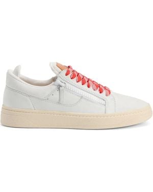 Giuseppe Zanotti Gz94 Double-Zip Low-Top Trainers - Pink